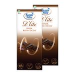 Sugar Free D'lite Zesty Orange Flavour Dark Chocolate Bar, 80Gram (Pack of 2)