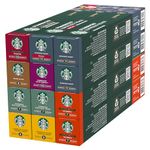 Starbucks Variety Pack 8 Flavour By Nespresso Coffee Pods 660 gram (Pack Of 12, Total 120 Capsules)