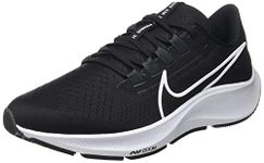 Nike Women's Air Zoom Pegasus 38 Sneaker, Black/White-Anthracite-Volt, 6.5 UK