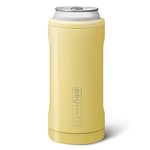 BrüMate Hopsulator Can Cooler Insulated for 12oz Slim Cans | Skinny Can Stainless Steel Drink Holder for Hard Seltzer, Beer, Soda, and Energy Drinks (Daisy)