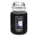 Yankee Candle Large 22 oz Jar Candle, Midsummer's Night, Black