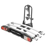 eBike Bicycle Carrier for Towing Hitch Bicycle Rear Carrier Wheel Carrier - Tilting 3 - Bicycle Carrier E-Bike for 3 Bicycles - 60 kg Load - Foldable on Vehicle - TÜV