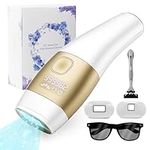 Laser Hair Removal Device, 999900 Light Pulse Laser Hair Remover, 5 Energy IPL Hair Removal for Women and Men Permanent Hair Removal for Face, Body, Bikini Line, Armpits, Arms, Legs