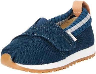 TOMS Alpargata Resident, Zapatillas Niñas, Majolica Blue Heritage Canvas, 24.5 EU