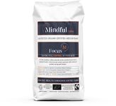 Mindful Coffee - Focus 500g| Organic Clean Ground Coffee| Lab Tested - Mycotoxin Free| Freshly Roasted |Single Origin Speciality|Cafetiere Grind