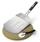 Cuisinart CPS-445 Pizza Grilling, Stone, Stainless & Black