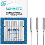 SCHMETZ Domestic Sewing Machine Needles | 10 Universal Needles 130/705 H Needle Size 70/10-90/14 | Suitable for a Wide Range of Fabrics | Can be Used on All Conventional Household Sewing Machines