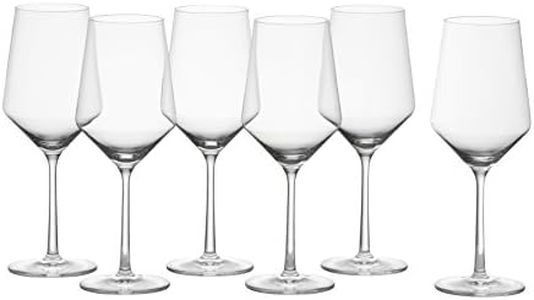 Schott Zwiesel Tritan Crystal Glass Pure Stemware Collection Cabernet Red Wine Glass, 18.2-Ounce, Set of 6