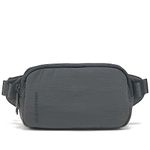 Mini Belt Bag 0.7L, Pander Waterproof Mini Everywhere Fanny Pack Purse for Women and Men. (Dim Grey)