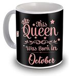 ME & YOU Coffee Mug Birthday Gift for Girls/Girlfriend/Wife/Sister/Friend & Mom | October Birthday Gift