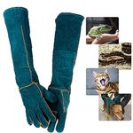 PeSandy Animal Handling Gloves Bite Proof, 60CM Durable Bite Resistant Gloves for Bathing,Grooming,Welding, Handling Dog/Cat/Bird/Snake/Parrot/Lizard/Reptile- Scratch/Bite Resistant Protection Gloves