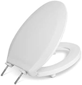 Centoco HL800STS-001 Plastic Elongated Toilet Seat with Closed Front, White