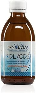 [ES] ANCEVIA - Solución de Dióxido de Cloro 0,3% (250ml) - CDS/CDL - Botella de Vidrio Ámbar - Fabricado en Alemania- Purificación de Agua para Viajes y Camping - Solución Lista para Usar -con Gotero