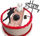 6PCS Bowling Cake Topper Bowling Bi