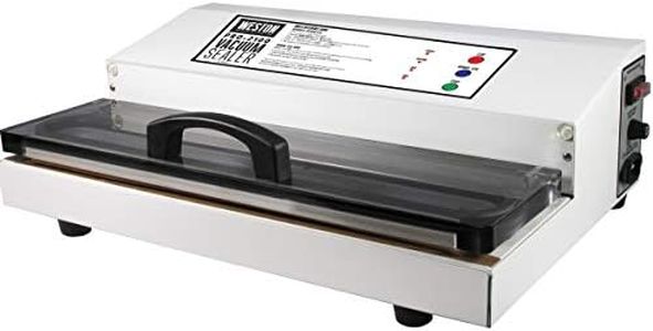 Weston Pro-2100 Vacuum Sealer (65-0101) Commercial Grade Double Piston Vacuum, Seals Bags up to 15" Wide