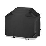 UNICOOK BBQ Cover 50 Inch, Heavy Duty Waterproof Housse BBQ, Special Fade and UV Resistant Outdoor Barbecue Grill Cover, Barbecue Accessories Compatible for Weber Char-Broil Brinkmann and More