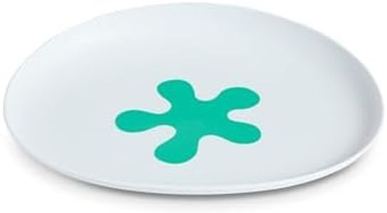 doddl Toddler Plates - Baby-Led Weaning with Non-Slip Base, Self-Feeding, Aqua