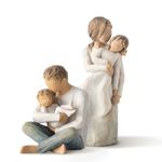 Willow Tree MotherDaughter Figure Plus Little One Figure, Sculpted Hand-Painted 2