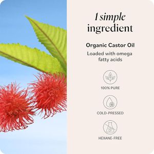 Sky Organics Organic Castor Oil, Cold Pressed Hair & Face Oil, 237ml
