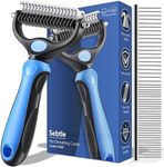 Sebtle Pet Grooming Brush, Double S