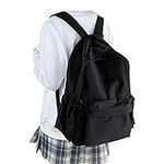 WEPOET Classic Basic Black Backpack
