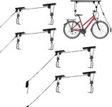 OZHOMY 4 PCS Bike Lift Hoist Heavy 