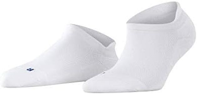 FALKE Women's Cool Kick Sneaker Socks, Breathable, Cooling Effect, Polyester, Ankle Length, Everyday Casual, White (White 2000), 6.5-7.5, 1 Pair