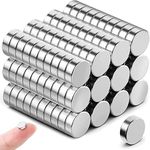 50 Pack Magnets, Fridge Magnets, Neodymium Strong Magnet, Small Magnets, Whiteboard Magnets, Mini Magnets, Tiny Magnets, Magnets for Whiteboards, Magnets for Crafts, Home, Office, DIY - 6 mm x 2 mm