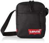 Levi's Men's Shoulder Bag Crossbody,Regular Black,One Size