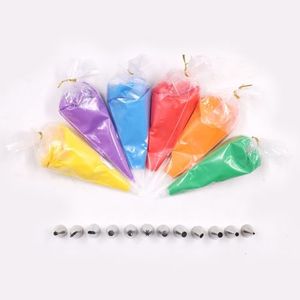 BoFUN Whipped Cream Glue Clay DIY Making Art Craft Kit with Plastic Piping Tip for Handmade Phone Case Mirror Jewelry Accessories Homemade Decoration (Blue/Red/Yellow)