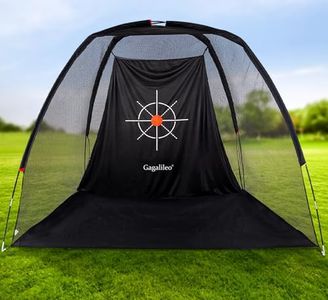 Golf Nets Golf Practice Net Hitting Netting for Backyard Portable Driving Range Golf Cage Indoor Golf Net Training Aids with Target 8'x7'x7'(2.4x2.1x2.1m)