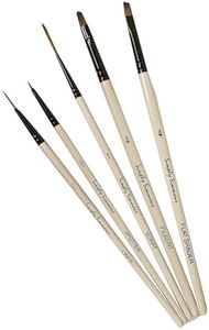 Robert Simmons Simply Simmons Value Brush Sets Devilish Detail Set Set of 5