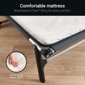 JAY-BE Compact Folding Bed with e-Fibre Mattress – Small Double