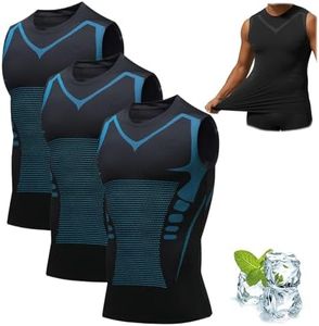 V-Boost V2 Shaping Tank Men, 2026 New 60s Quick Drying, Feel the Power of Confidence, Energy & Strength (Black, L)