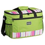 B.PRIME Large 20 litres Insulated Cool Bag - 36 x 26 x 22 cm - Lunch Cooler Bag - Insulated Lunch Bag - Green