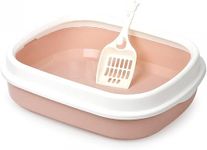 PetVogue Cat Litter Box with Scoop Cat Toilet Box- Small- Color May Vary