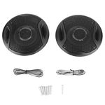 Akozon 2 x Car Speakers 4 Inch 250 W Car Front/Rear Door Coaxial Audio Speaker