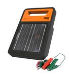 Gallagher S30 Solar Electric Fence Charger - 20 Miles/60 Acres Efficient Energizer Panel Lithium Battery 0.3 Stored Joule Adaptive Energy Control, for Livestock & Wildlife (G350414)