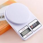 SKADIOO Weighing scale, Weight Machine for Kitchen, Kitchen Weighing Scale,SF-400 Weight Machine for Shop, Food Weighing Scale, Multipurpose Portable Electronic Digital Weighing Scale Weight Machine