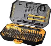 INICIO 145 in 1 Precision Screwdriver Set [116 CR-V Bits, 12 CR-V Sockets, 4 S2 Bits] Portable Tool Kit With Flexible Shaft For Repair & Maintenance of Electronics Smartphones MacBooks Laptops - Black