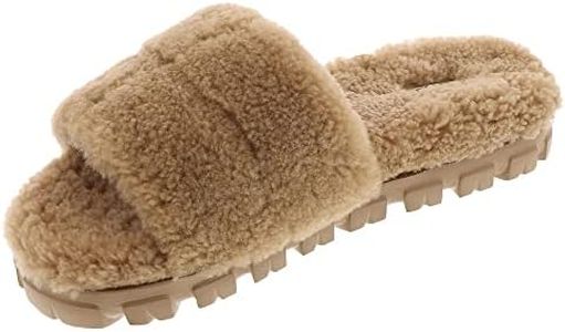 UGG Women's Cozetta Curly Slipper, Chestnut, 7 UK