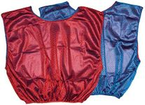 Champion Sports Reversible Mesh Adult Scrimmage Vest, Blue/Red