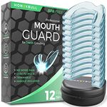 HONEYBULL Mouth Guard for Grinding Teeth [12 Pack - Thin] 1 Size for Light Grinding | Comfortable Custom Mouth Guard for Clenching Teeth at Night, Bruxism, Whitening Tray & Guard