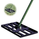 HamRoRung Lawn Leveling Rake, 20" x 10", 12 lbs - Upgraded Version of The Thickened Base and Extended Rubber Grip for Leveling Lawns, Sand, and Soil in Gardens and Golf Courses, Stable and Firm