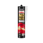 Unibond No More Nails Original Heavy Duty Mounting Adhesive Glue 280ml Cartridge, Strong Grab No Nails Fixing, Multi-Surface Bonding for Wood Metal Brick Stone