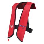 HWAYAN Automatic Inflatable Life Jacket | Inflatable PFD Jackets for Adults|Kayak Life Vest | for Outdoor Water Sports | Fishing Sailing | Jet Skiing | Supports up to 330 lbs (Red 609)