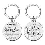 Cousin Gifts - Love Cousin Keychain - Cousin Birthday Graduation Christmas