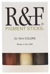 Handmade Paints - Professional Oil Pigment Stick, Begin - Set of 3 19ml