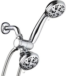 AquaDance Total Chrome High Pressure 3-Way 48-Setting Rain – Handheld Shower Head Combo – Angle Adjustable, Anti-Clog Jets, Tool-Free Installation - USA Standard Certified – Top U.S. Brand