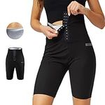 REEDBEEK Sauna Sweat High Waisted Shapewear Leggings Pants Workout Suit Waist Trainer Shaper Sweatsuit Yoga Women